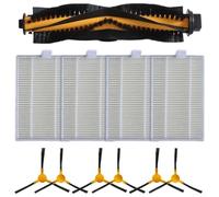 Ensemble complet de brosses avec filtre pour bobsweep Pethair pour robot aspirateur Slam qui maintient une forte capacité d'aspiration et de nettoyage des bords