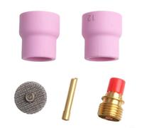 Ensemble complet de buses en céramique #12 pour FUPA WP-9/20/25 série TIG brûleur de soudure avec lentille à gaz et diffuseur pour accessoires d'électrodes de 2,4 mm