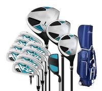 Ensemble complet de clubs de golf avec manche en carbone et sac pour homme, idéal pour les débutants et les jeux réguliers