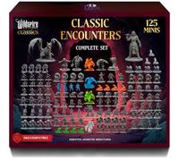 Ensemble complet de créatures classiques - Lot 1 + lot 2 - Figurines essentielles monstres DND à peindre en vrac - 120 figurines pour figurines D&D à l'échelle de 28 mm Donjons et Dragons Minis D&D