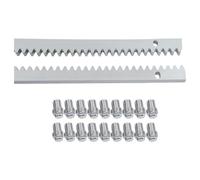 Ensemble complet de crémaillère avec roue dentée - Entraînement de portail coulissant - 6 x 1 m - Entraînement de portail coulissant - Pour manoirs, parcs, usines, etc