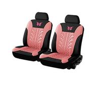 Ensemble Complet De Housses De Siège De Voiture,Ensemble De Housses De Siège Auto Universelles Brodées À Motif Papillon.Pink(2 Seat).