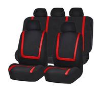 Ensemble Complet de Housses Siege Auto pour Volkswagen VW UP 2011-2023,Lavable Couvre Sieges pour Avant Et Arrière,A/Red