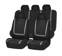 Ensemble Complet de Housses Siege Auto pour Volkswagen VW UP 2011-2023,Lavable Couvre Sieges pour Avant Et Arrière,A/Gray