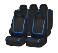 Ensemble Complet de Housses Siege Auto pour Volkswagen VW UP 2011-2023,Lavable Couvre Sieges pour Avant Et Arrière,A/Blue