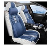Ensemble Complet De Housses Siège Auto Universelles En Similicuir Pour BMW Série 3 E21 E30 E36 E46 E90 E91 E92 I3 Protection Siege Voiture(Bleu,LUXUry)