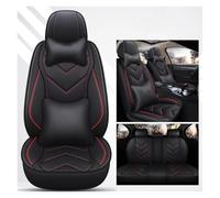 Ensemble Complet De Housses Sièges Auto En Cuir Pour BMW E39, Accessoires Intérieurs Automobiles Imperméables Housse Siège Voiture(Ligne rouge,Luxury)