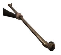 Ensemble complet de main courante vintage en laiton pour escalier intérieur et extérieur en fer et tuyau d'eau, support de garde-corps élégant, décoration d'intérieur 30 cm x 300 cm