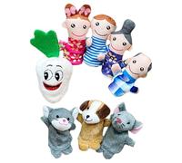 Ensemble Complet De Marionnettes - 8 Pièces Accessoire De Lecture Et Histoires | Jouets Sensoriels Moments D'Histoire De La Maternelle Pour Le Divertissement En Voyage