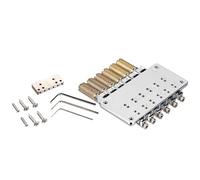 Ensemble complet de matériel de chevalet de guitare à 6 cordes avec chevilles d'accordage, boutons de commande, vis de verrouillage pour guitare électrique