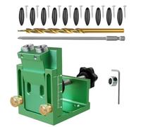 Ensemble complet de menuiserie en bois gabarit de poche avec des gammes de serrage jusqu'à 39 mm pour les amateurs de menuiserie Gabarit de poche réglable