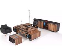 Ensemble complet de meubles de bureau Bureau d'angle JVmoebel