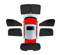 Ensemble Complet de Pare-Soleil pour Voiture, pour VW Lavida Pure Electric 2019+ Accessoires pour Pare-Soleil Pliables, isolants Thermiques et Anti-UV,F