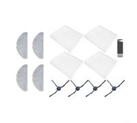 Ensemble complet de pièces de rechange compatibles avec Eufy G50 L60 pour Hybrid Ses avec brosses latérales, filtres et serpillères pour un entretien efficace de l'aspirateur robot (A)
