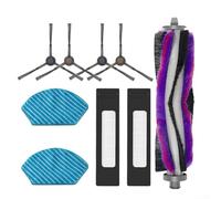 Ensemble complet de pièces de rechange pour aspirateur robot Midea M71CN M7 i10 avec brosse à rouleau et chiffon filtrant