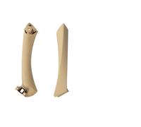 Ensemble complet de poignées de porte intérieures de voiture pour 3 séries E90 E91 318 320 325 328 330 335 (beige-ensemble-gauche)