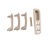 Ensemble complet de poignées intérieures avec panneau de lève-vitre pour | Couleur beige, convient pour Passat pour B5, pour Golf MK4, pour Jetta, pour Bora, pour années de construction 1998 à 2004