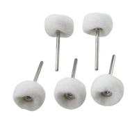 Ensemble complet de pointes de polissage en feutre de laine adaptées pour le polissage précis du métal et du verre, bijoux et travaux manuels