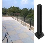 Ensemble complet de poteaux de garde-corps en verre et acier inoxydable pour système de garde-corps de terrasse dans les villas, les piscines et les jardins