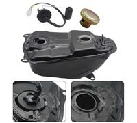 Ensemble complet de réservoir de carburant à faisceau incurvé avec capteur et couvercle pour réservoir de gaz de moto de type TBT110, assemblage direct de remplacement