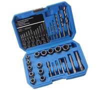 Ensemble Complet De Retrait Fixations Endommagées 26 Pièces Point Fente À 135 Degrés Avec Adaptateur Et Étui Rangement Pour Extracteur Adaptateur D'extraction Boulons Rouillés