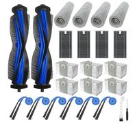 Ensemble complet de sacs à poussière de rechange pour aspirateur robot Deebot X9 Pro X9 Pro avec brosses principales, brosses latérales, filtres et sacs à poussière