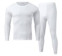Ensemble complet de survêtement de sport pour homme 2026 pour homme Printemps Automne Hiver Couleur unie Sous-vêtements thermiques épais Ensemble leggings chemise automne pantalon pour la marche, la