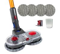 Ensemble Complet de tête de Balai pour Dyson V11 V10 V8 V7 avec réservoir d'eau et 6 recharges de Chiffon.
