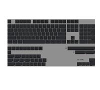 Ensemble Complet de Touches de Clavier japonaises Noires PBT Cherry | Légendes japonaises sublimées à chaud. Convient aux planches 61-96 % et TKL. Couverture complète des touches.(Black Japanese)