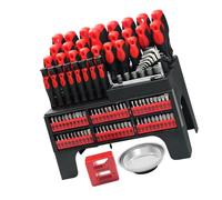 Ensemble complet de tournevis 118 pièces avec design amélioré et poignée confortable pour diverses tâches d'entretien. Ensemble complet d'outils de tournevis