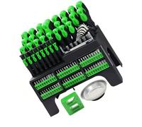 Ensemble complet de tournevis 118 pièces avec design amélioré et poignée confortable pour diverses tâches d'entretien