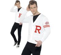Ensemble Complet Déguisement Homme Smiffys Grease 1950s Polyester Blanche