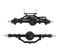 Ensemble complet d'essieu avant et arrière en alliage d'aluminium CNC pour D90 Yota 1/10 RC Crawler Car Upgrade Parts Haute résistance Léger Durable Performance tout-terrain