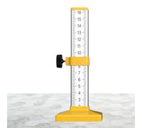 Ensemble complet d'outils de nivellement de carrelage avec niveau de contour et règle de hauteur égale - Règle de niveau en d'aluminium double face | Résistant aux chutes et à l'usure 16 x 6,5