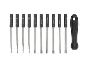 Ensemble complet d'outils de réglage du carburateur pour diverses petites marques de moteurs - 10 outils avec sac de transport organisé pour un transport facile