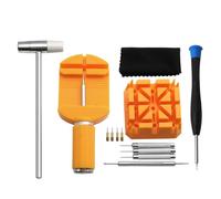 Ensemble complet d'outils de retrait de maillons de montre 19 pièces pour ajuster et entretenir le bracelet de montre avec outil de rechange pour horloger