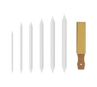 Ensemble complet d'outils d'esquisse avec estompes à double extrémité, tortillions, papiers abrasifs pour artiste débutant, estompes, pour dessin et tortillions