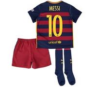 Ensemble Complet Football - FC Barcelone - Saison 2015/2016 - Flocage Messi 10 - Garçon - Rouge 5-6 ans