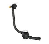 Ensemble complet Hansgrohe AXOR Exafill 42540670 pour baignoire : bonde, vidange et trop-plein, noir mat
