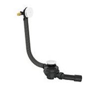Ensemble complet Hansgrohe AXOR Exafill 42540700 pour baignoire : bonde, évacuation et trop-plein, blanc mat