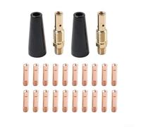 Ensemble complet KP19391 de 24 embouts de buse pour soudeur MB 14AK, convient pour les torches de soudage Weld Pak 100 Series et Mig135/175 (1 mm)