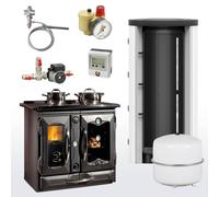Ensemble complet Poêle de cuisine à eau La Nordica TermoSuprema DSA Black