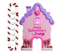 Ensemble complet pour jouer au golf le jour de la Saint Valentin, jeu portable d'intérieur - terrain de golf pour vacances avec club et balles - pour couples, hommes, femmes, golfeurs, familles, fêtes