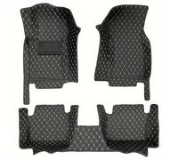 Ensemble Complet Tapis Sol Voiture 5 Sièges Accessoires pour Land pour Rover pour Defender 2020 - 2023(Black Beige,LHD)