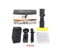 (Ensemble complet) Télescope monoculaire portable haute puissance Factory HD Zoom 10-300x30 avec trépied