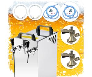 Ensemble complet Tireuse a biere avec pompe à membrane - Kontakt 40/K machine a biere, pompe a biere 2 lignes, 50 litres/h, professionnelle Type D, Adaptateur 5 litres