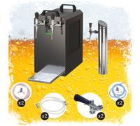 Ensemble complet - Tireuse a biere avec pompe à membrane - STREAM 80K machine a biere, sous le comptoir, pompe a biere 2 lignes, 90 litres/h, professionnelle sans, Type M