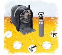 Ensemble complet Tireuse a biere - fût de fête machine a biere, pompe a biere 1 ligne, 60 litres/h, professionnelle Adaptateur 5 litres