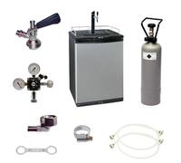 Ensemble complet Tireuse a biere, Kegerator (bar à bière) - In olonne biere et robinet compensateur, tête de robinet - Type M (Kombi)