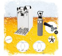 Ensemble complet Tireuse a biere - Kontakt 40 machine a biere, pompe a biere 2 lignes, 50 litres/h, professionnelle Type M, sans